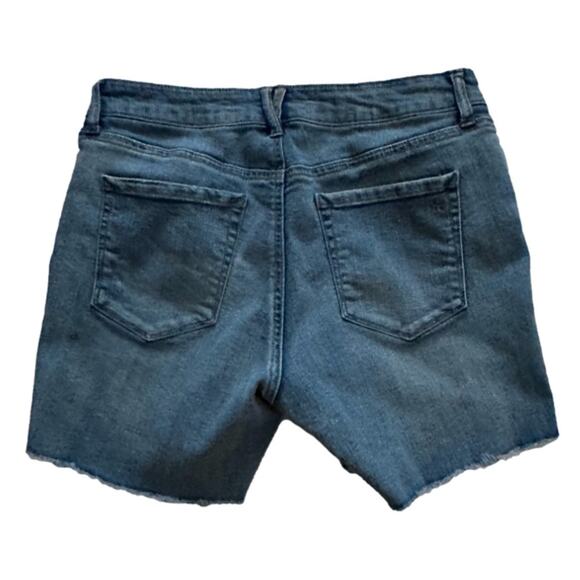 Jessica Simpson Denim Shorts Distressed Raw Hem Denim Jean Shorts Size 28 - Picture 5 of 11
